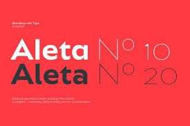 Ejemplo de fuente Bw Aleta No 20 Italic